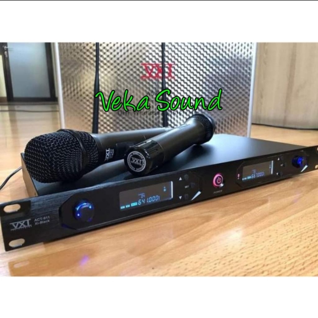 Mic Wireless VXT ACT 911 / VXT ACT911 Microphone Wireless Original Free koper Mic