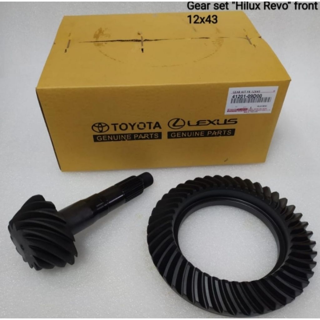 GEAR SET GIGI GARDAN CROWN WHEEL DEPAN  HILUX REVO 12X43
