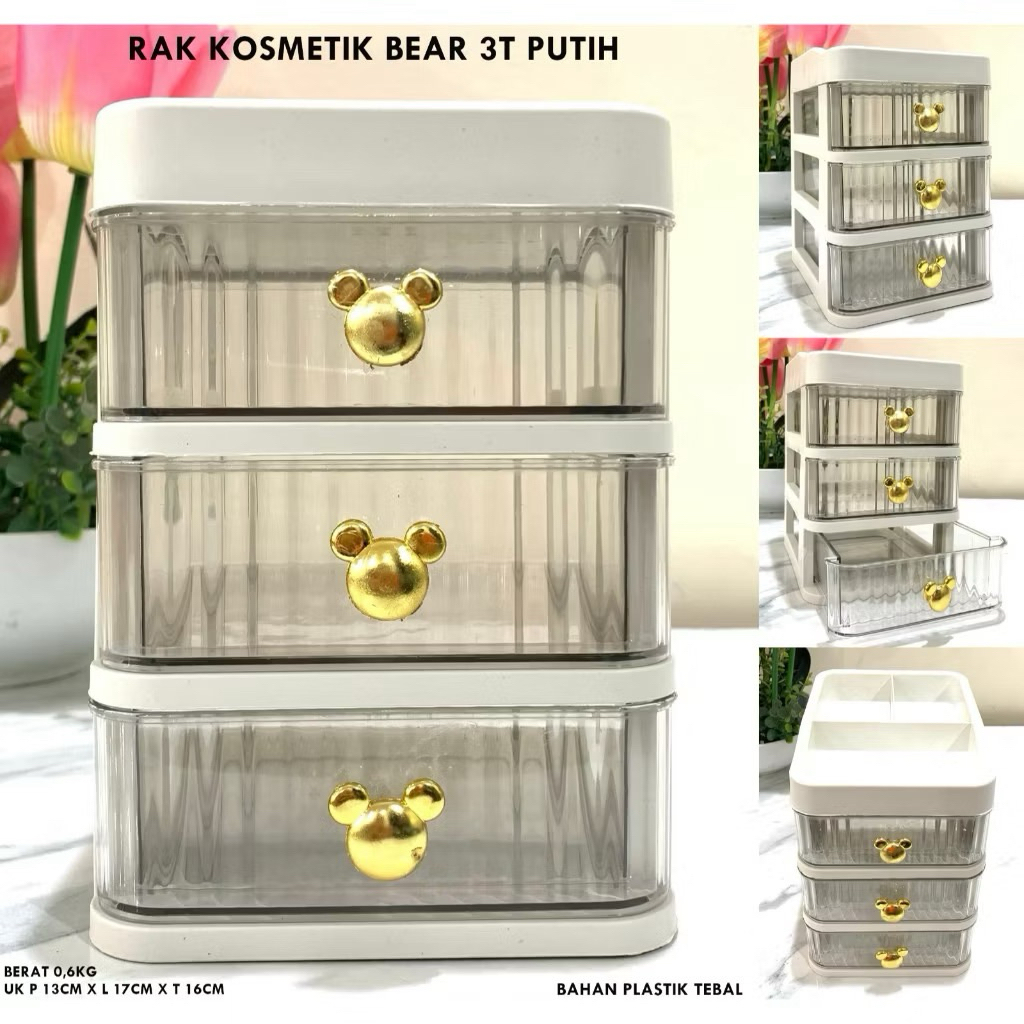 rak laci kosmetik lucu