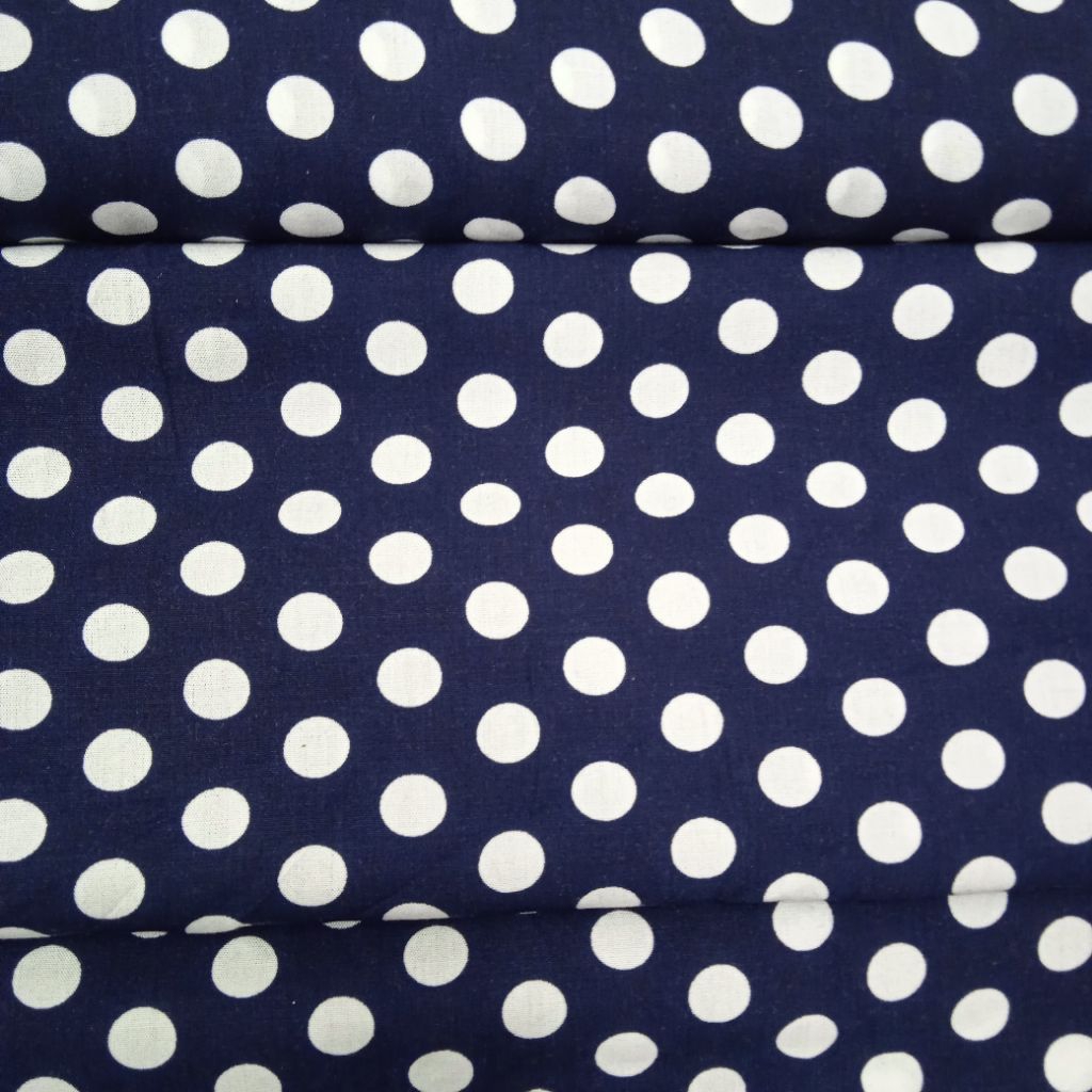 KAIN KATUN RAYON ORIGINAL PREMIUM IMPORT POLKADOT