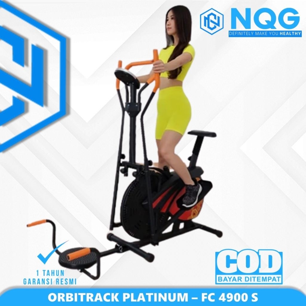 Alat Olahraga Gym Fitness Sepeda Elliptical Fitclass FC 4900 S Orbitrack Static Bike