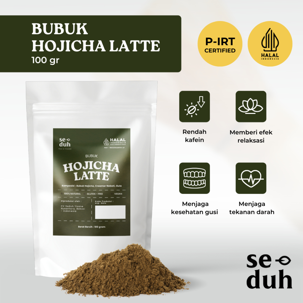 SEDUH TEA & TISANE | Bubuk Teh Earl Grey Latte / Earl Grey Latte Powder 100 gram
