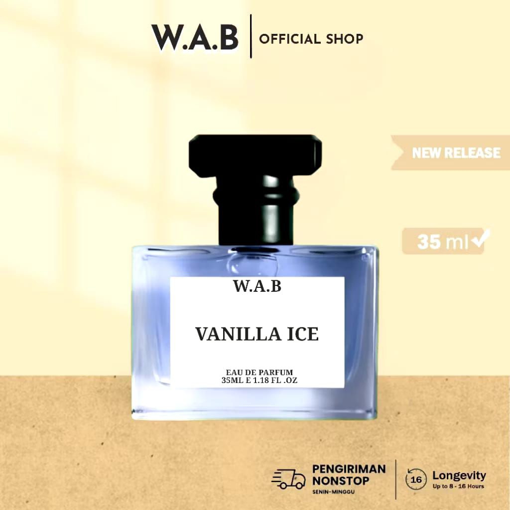 Parfume T.P.S Aroma Special Vanilla ice Parfume Wanita Manis Lembut Parfume Premium Tahan Lama Eau D