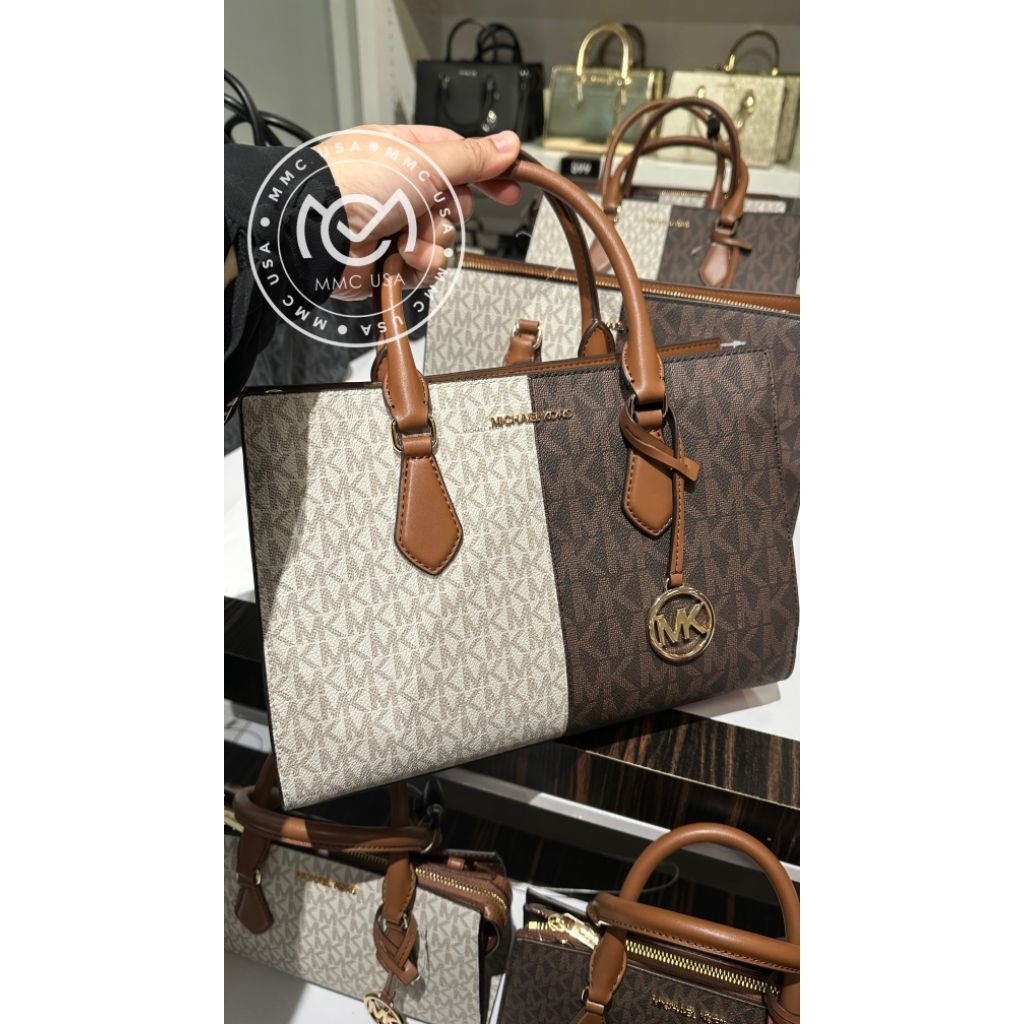 MK SHEILA MED SATCHEL SIGN