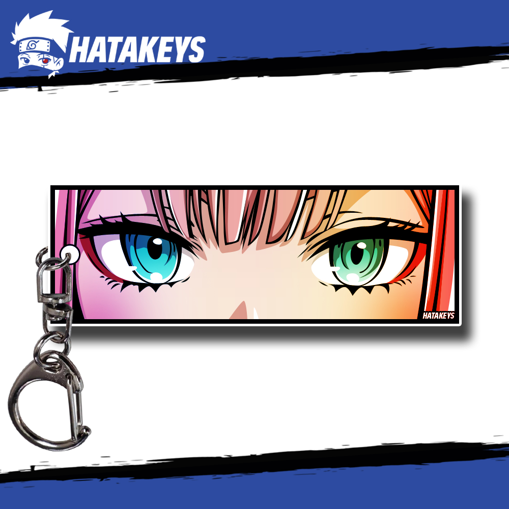 Gantungan Kunci Zero Two Hologram Akrilik