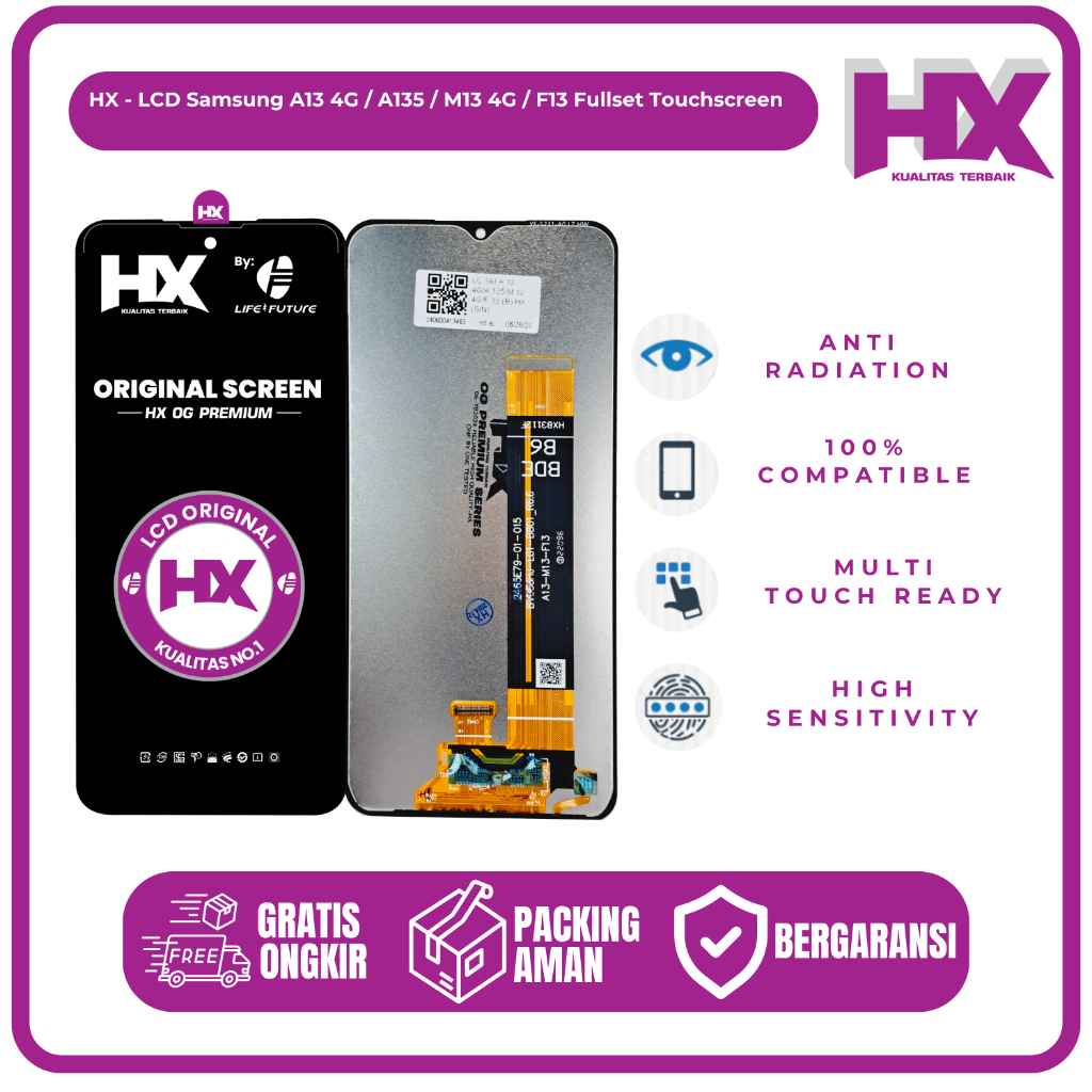 HX - LCD Samsung A13 4G / A135 / M13 4G / F13   Fullset Touchscreen