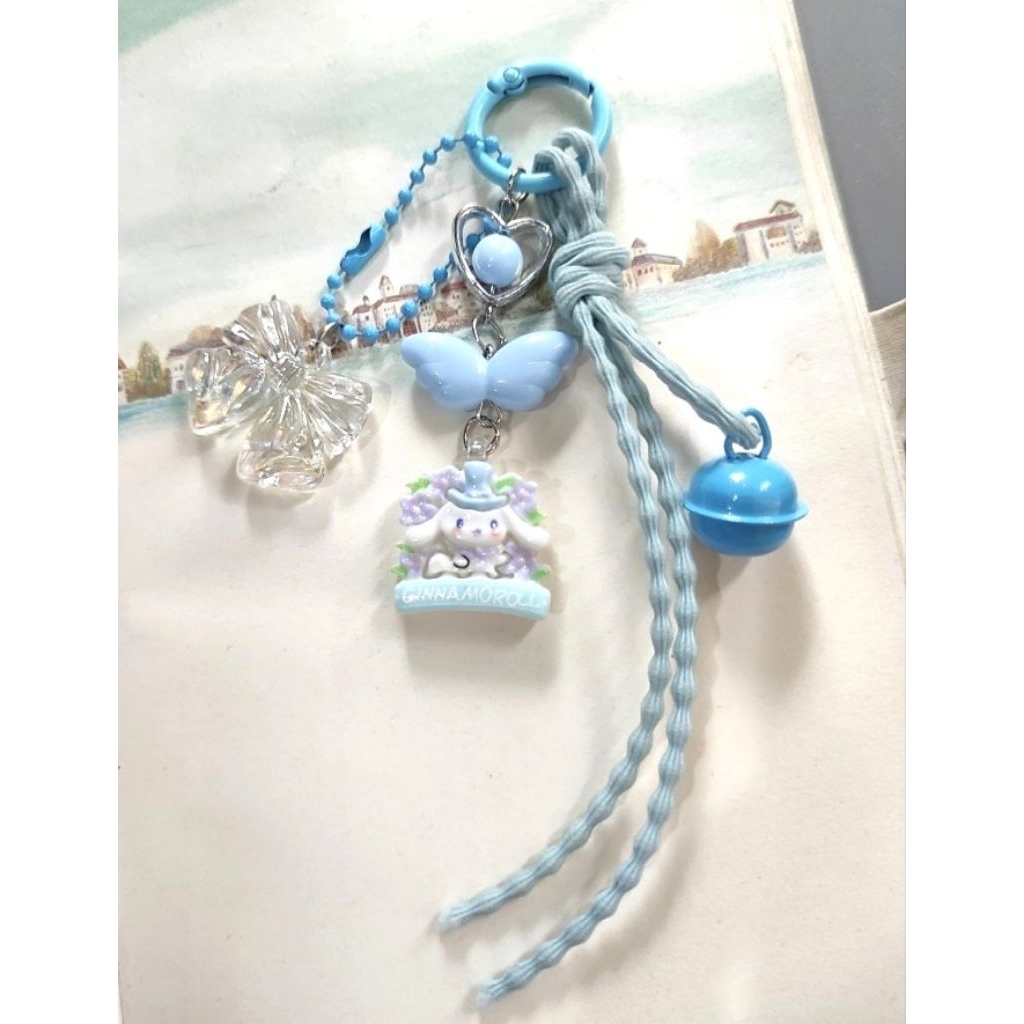 bagcharm tali mix 02 / bagcharm lucu / bagcharm sansan / bagcharm tali / gantungan tas / gantungan k