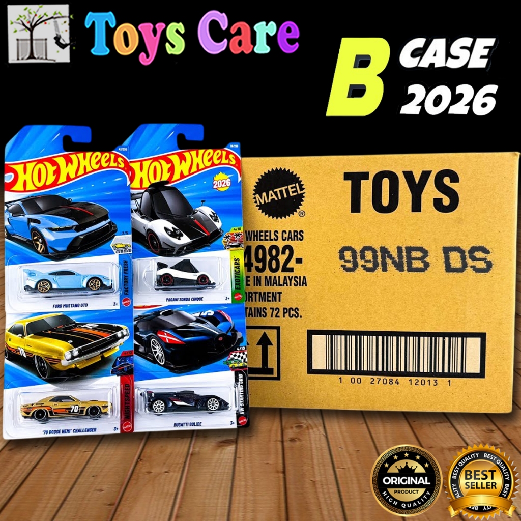 Hot Wheels Grosir Dus Karton Lot A B C D E F G H J K L M N P Q 2026 Segel SNI Original Mattel