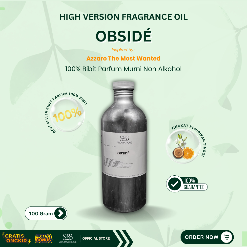 Bibit Parfum Murni HQ inspired by Azzaro The Most Wanted- Obsidé 100 gram