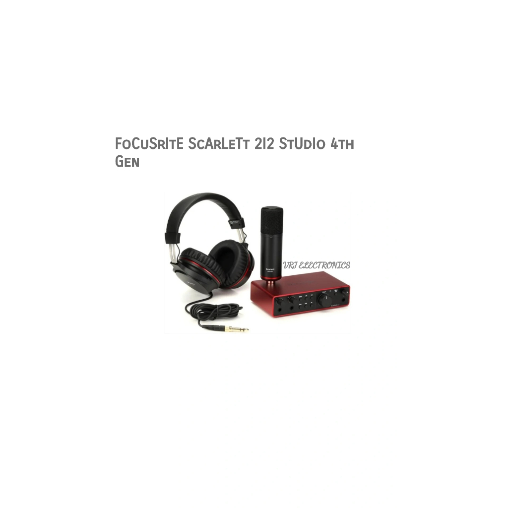 Focusrite Scarlett 2i2 Studio 4th Gen Soundcard