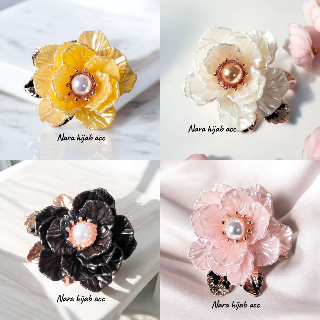 Bros Jilbab Bunga kelopak Premium