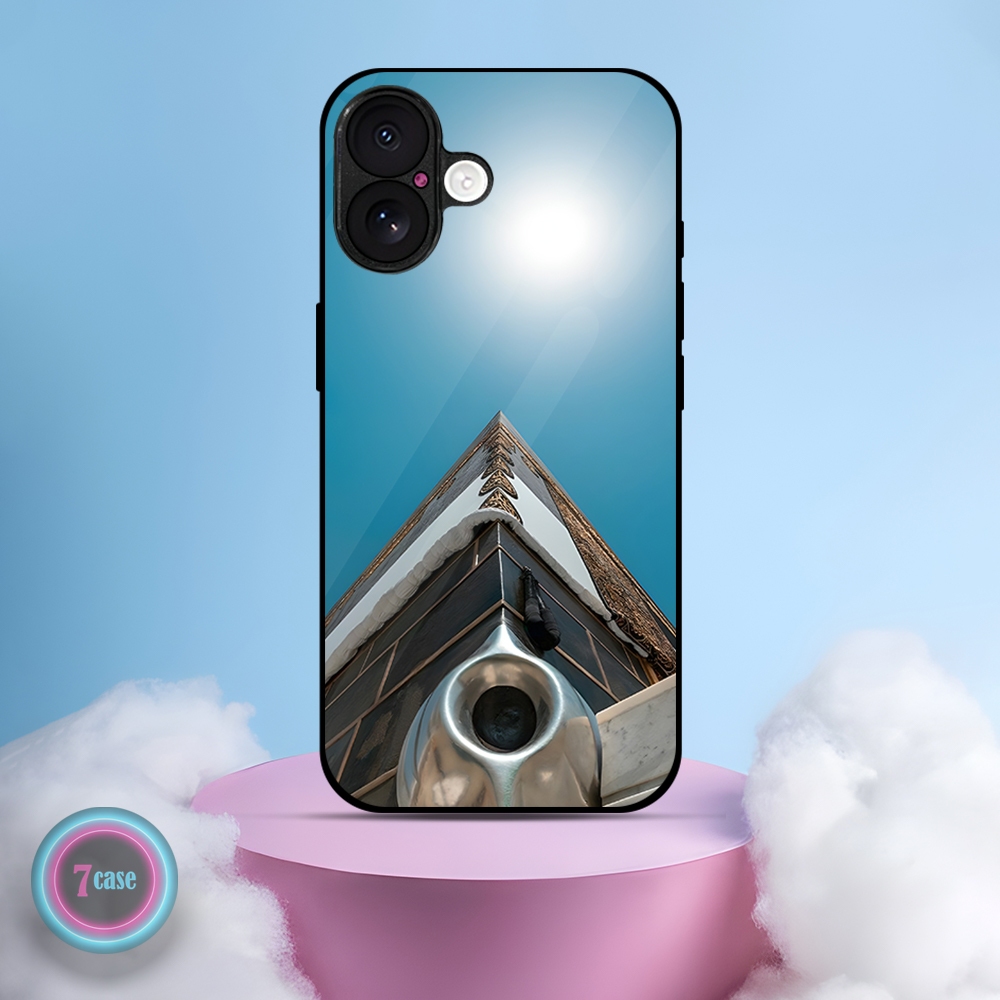 |DK139] CASE IPHONE 16 KILAU EFEK KACA CASE HP KUALITAS HD MOTIF MEKKAH