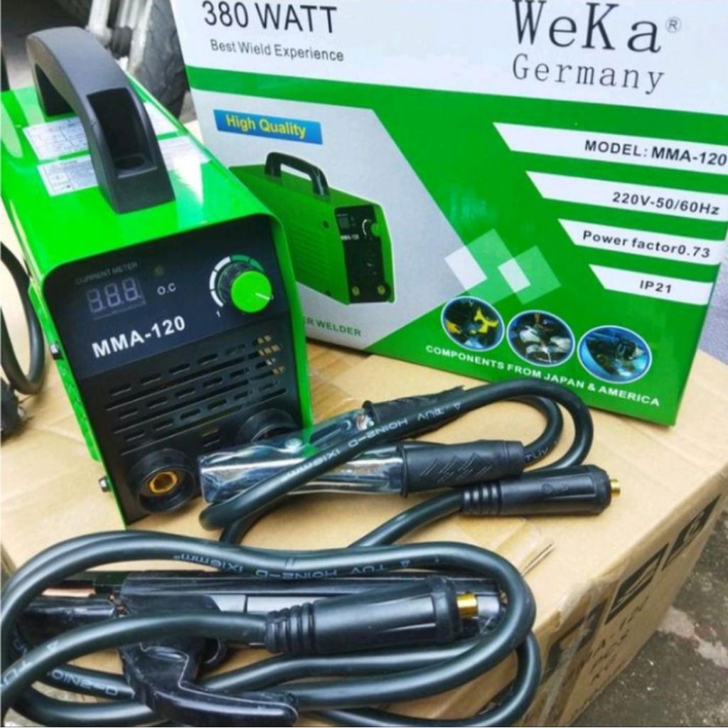 mesin las MMA 120 380 watt WEKA travo las 380 watt