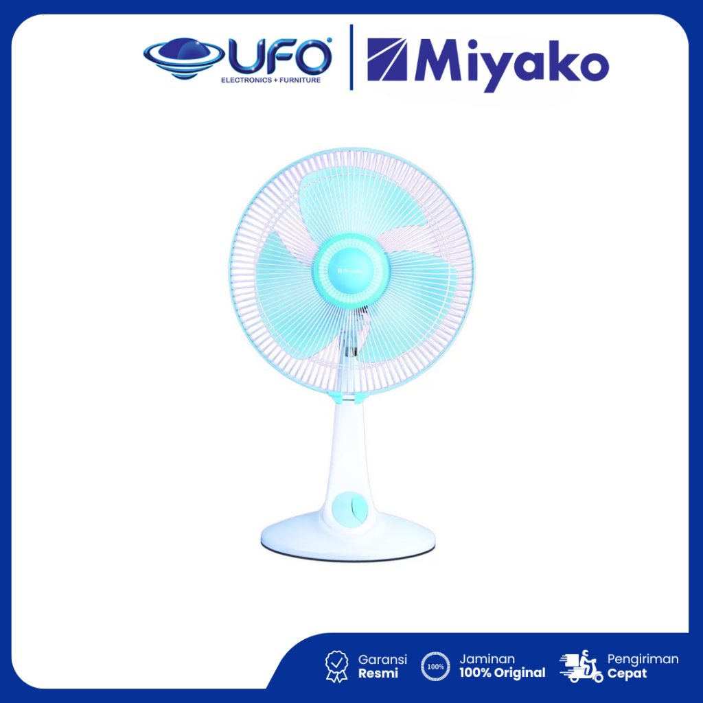 MIYAKO Kipas Angin Miyako KAD1227BGB Desk Fan 12 Inch