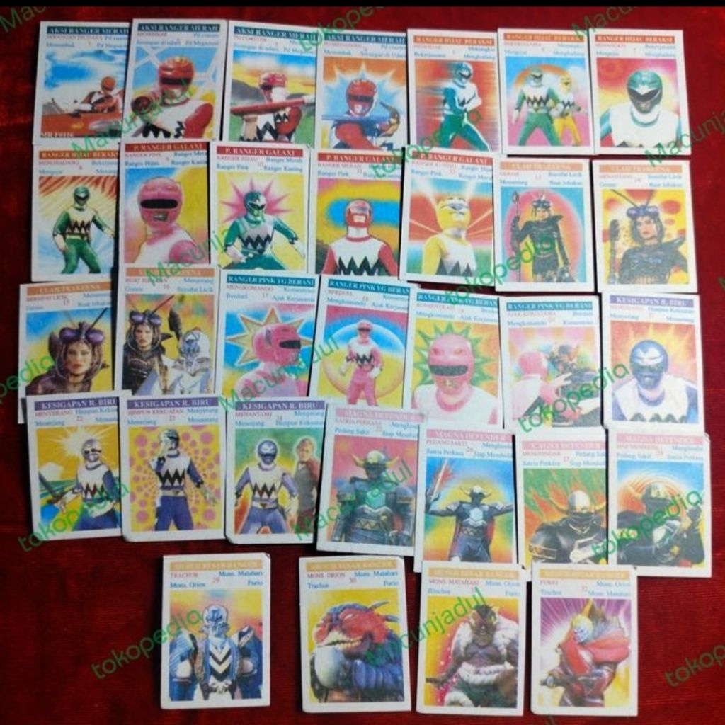 KWARTED KECIL POWER RANGER GALAXY, KWARTED JADUL, GAMBARAN JADUL, UMBUL JADUL, MAINAN JADUL, MAINAN 