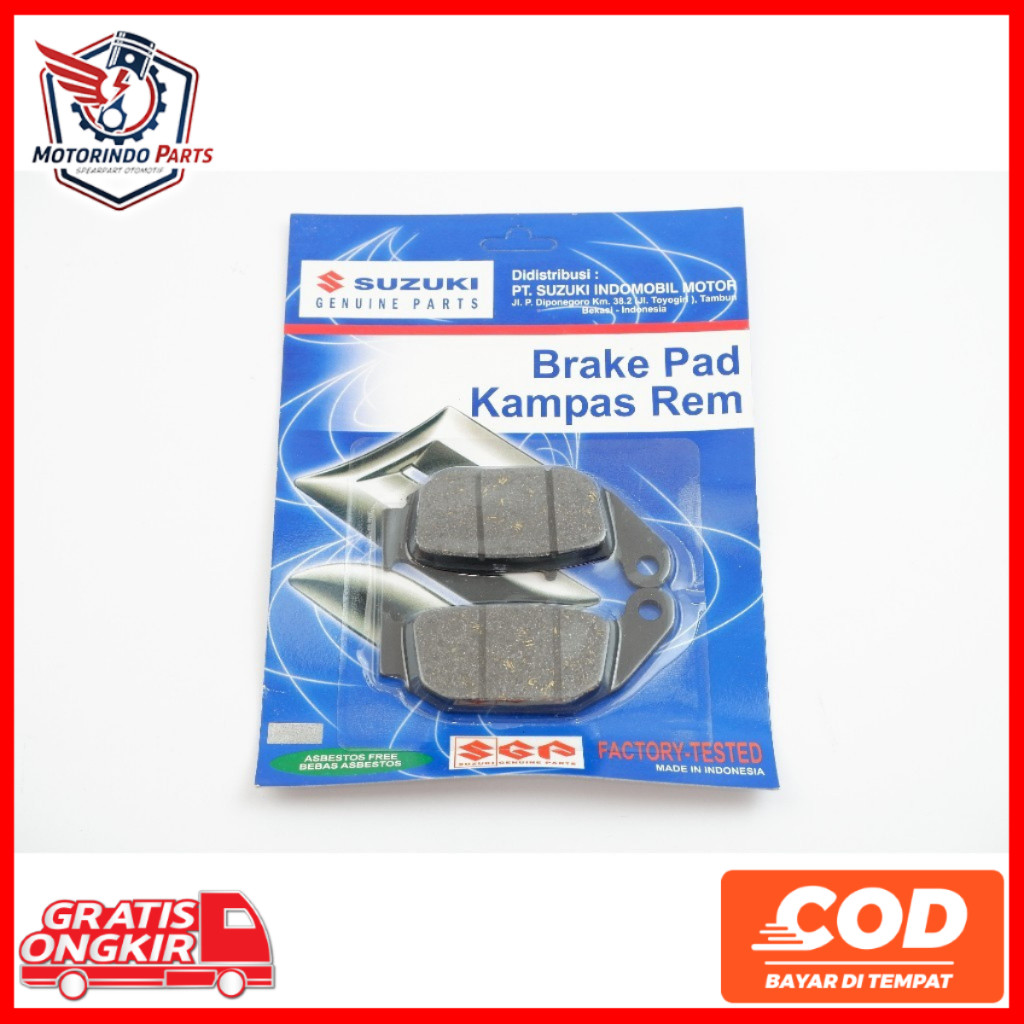 kampas rem belakang suzuki GSX 150 - dispad belakang GSX 150 - kampas cakram belakang GSX 150 motor 