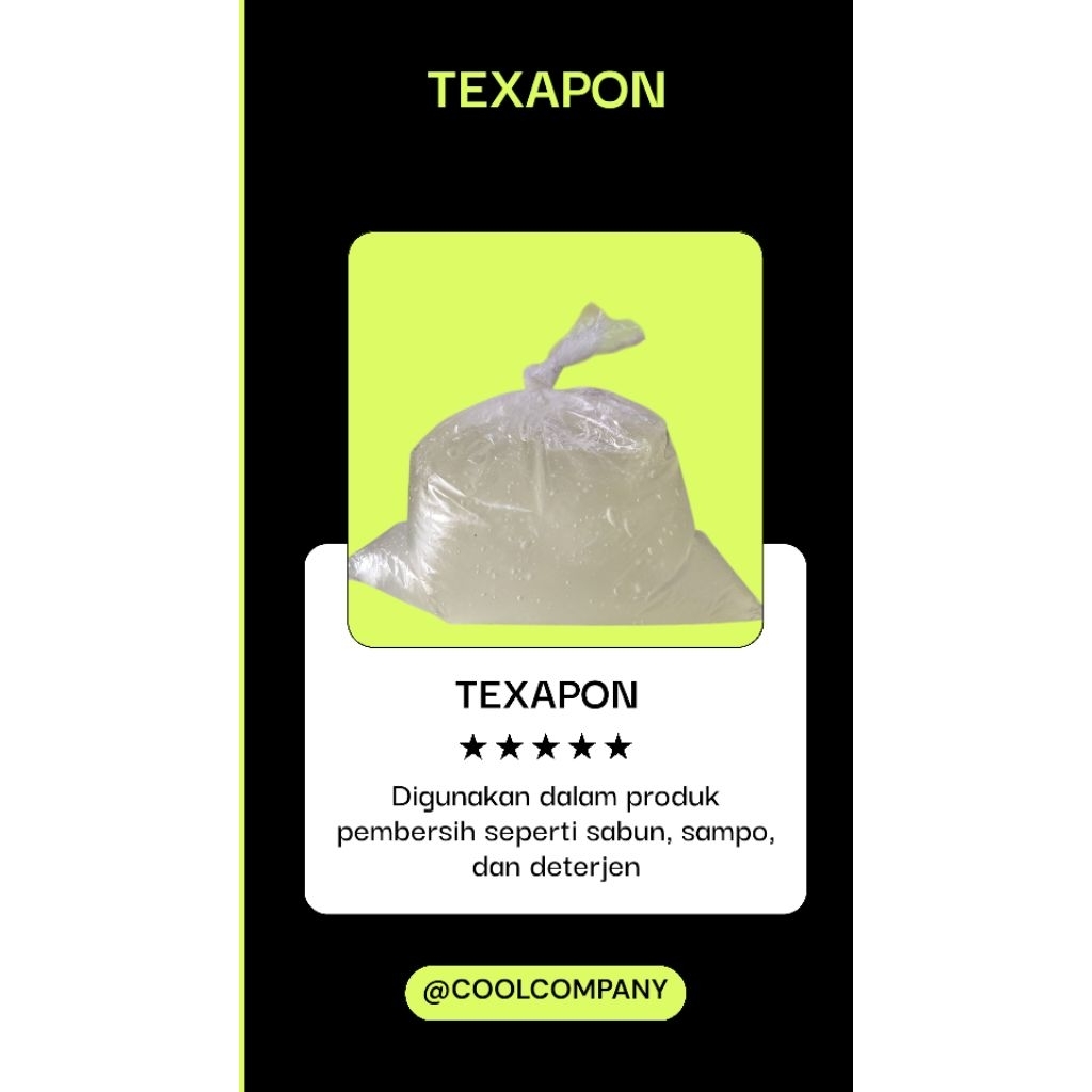 Bahan sabun texapon BASF KAO 1kg