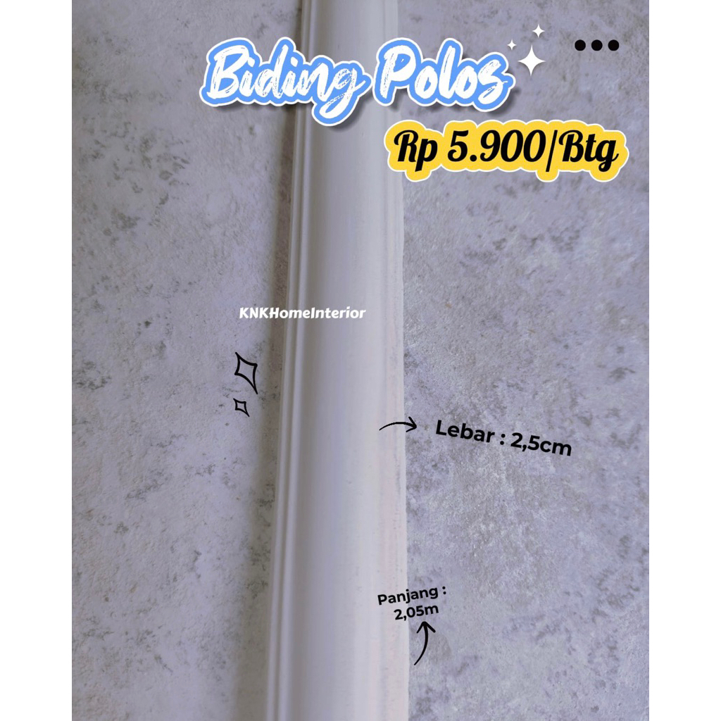 List Moulding / Moulding Gypsum / Biding polos / Moulding Polos / Moulding Polos / Biding Polos Mini