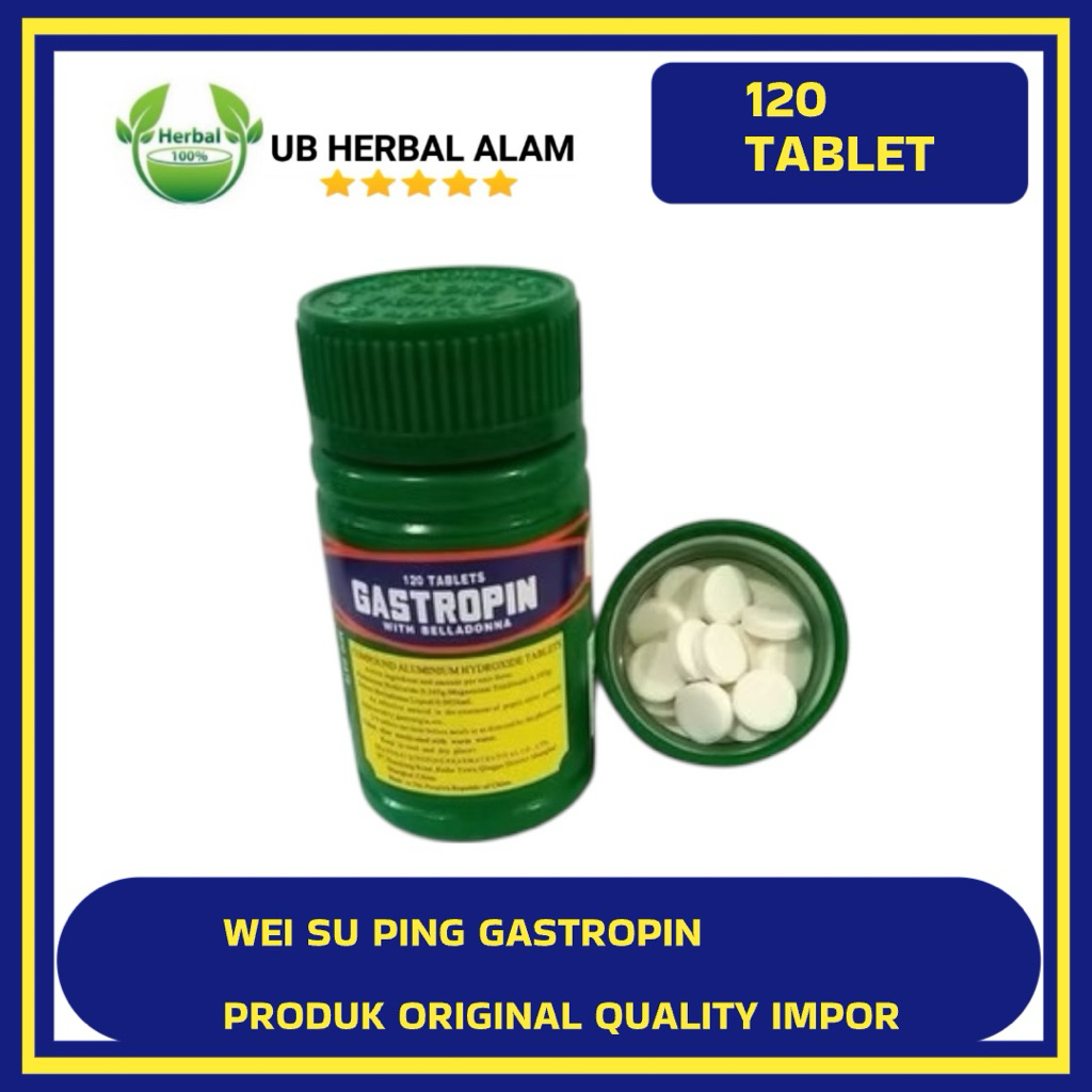 Obat herbal asam lambung maag manjur / wei su ping Gastropin ORIGINAL