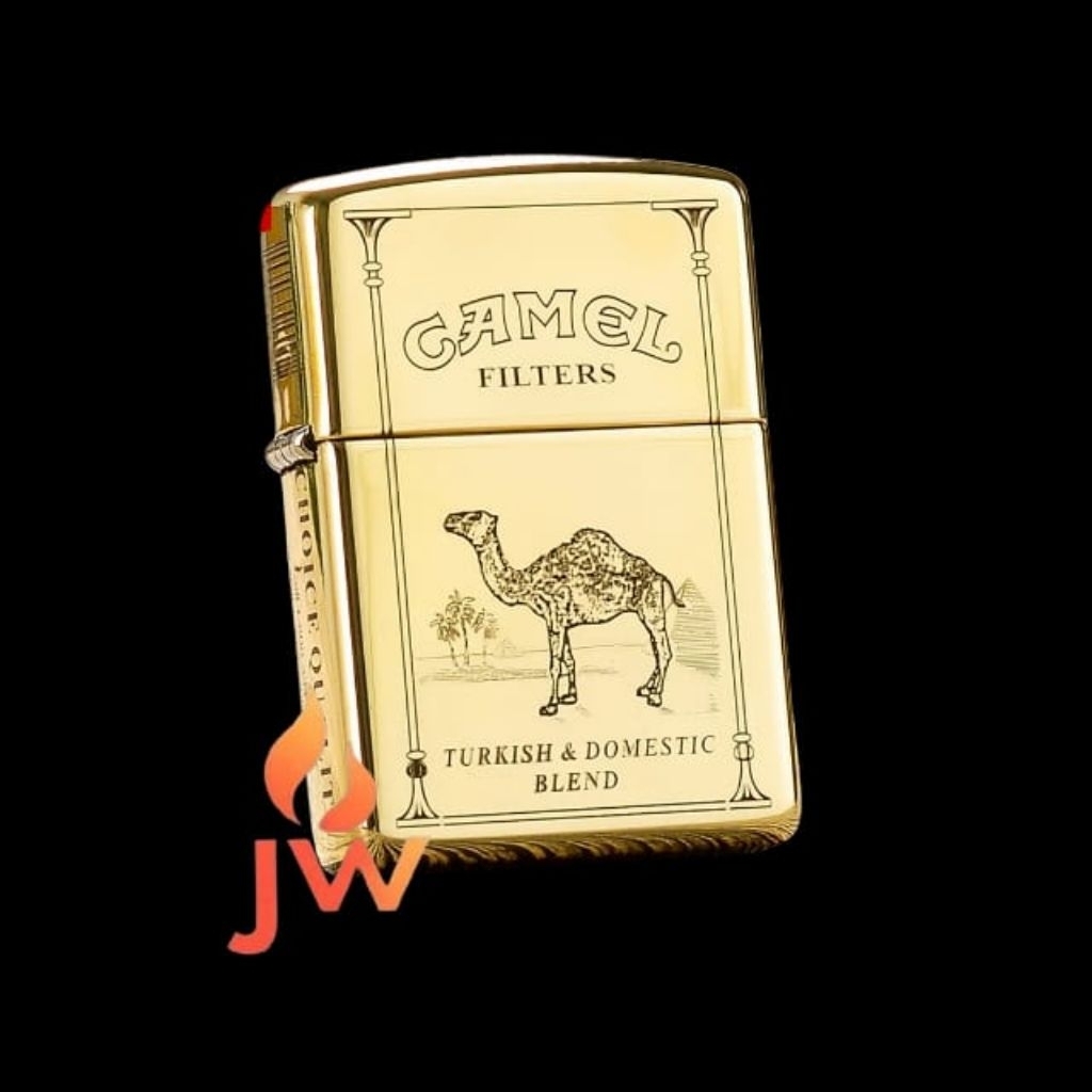 Korek Zippo Motif Camel Full Grafir- Premium