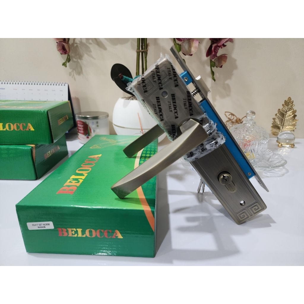 BELOCCA GAGANG KUNCI PINTU 25 CM - Handel Tebal Minimalis