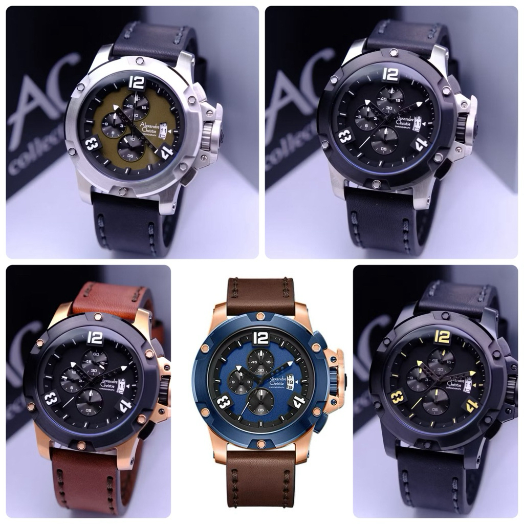 Jam Tangan Pria Alexandre Christie Ac6295 Ac 6295