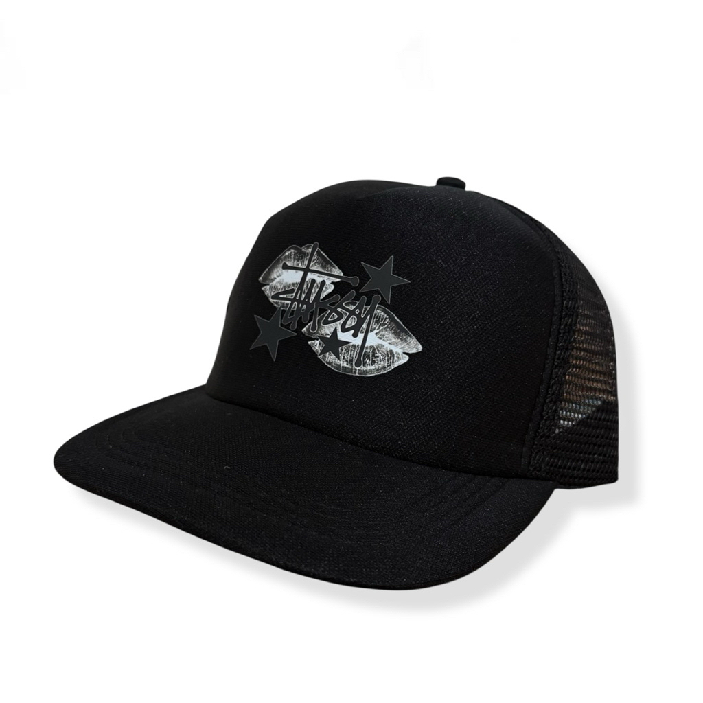 topi trucker stussy kiss topi jaring stussy kiss trucker cap stussy kiss