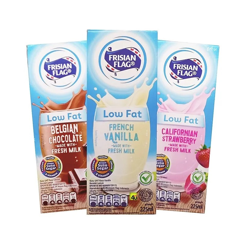 FRISIAN FLAG Susu UHT Low Fat 225ml