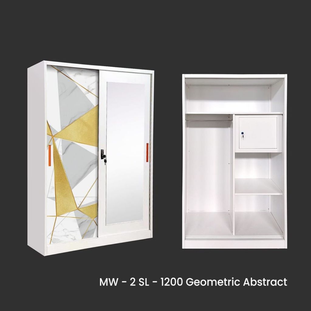 Lemari pakaian besi minimalis / lemari besi anti rayap