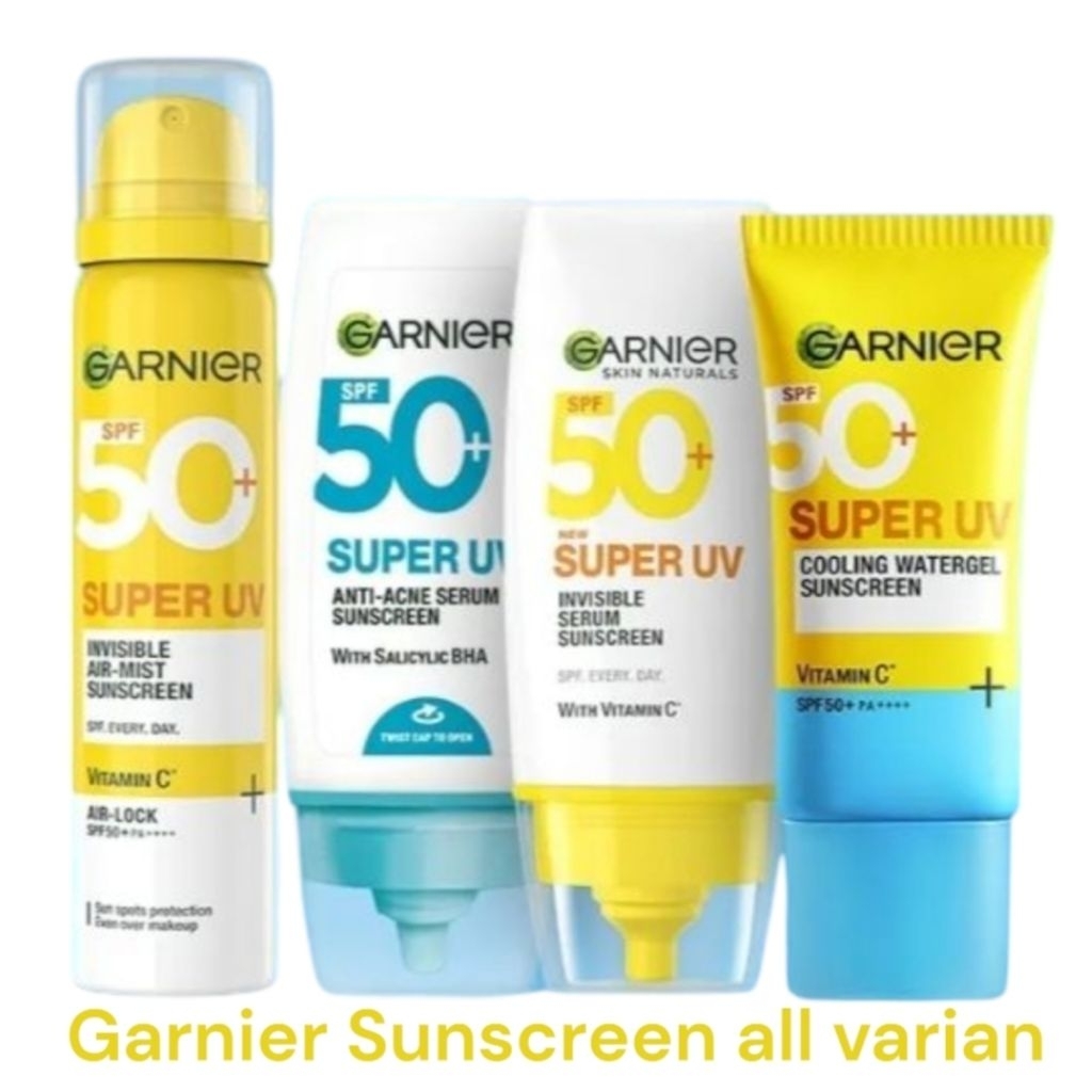 Garnier Sunscreen all varian 30ml