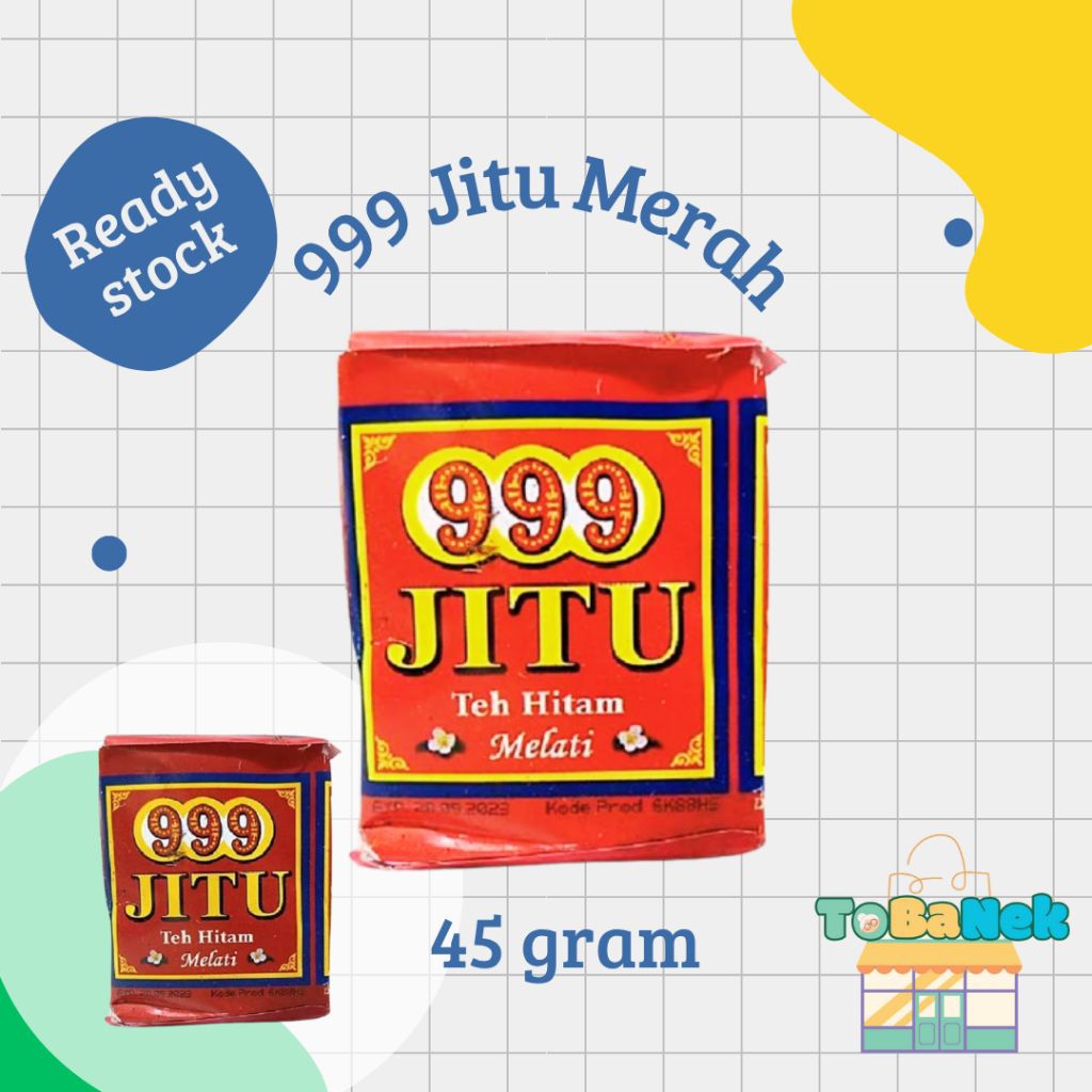 Teh Jitu 999 40 gram Jitu Merah 999 Black Tea
