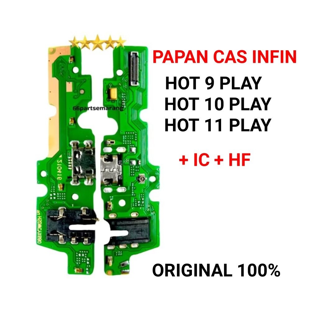 Konektor Charger For Infinix Hot 9 Play / Hot 10 Play / Hot 11 Play / Plus iC Flexible charger Konek