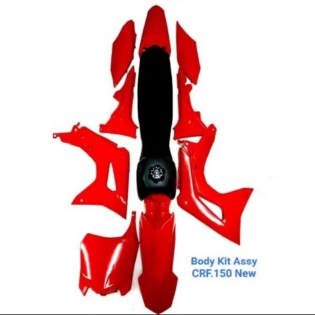 BODI SET CRF 150L BODY KIT CRF 150 L BODY FULLSET CRF 150L LENGKAP JOK TANGKI COVER BODY TRAIL SUPER