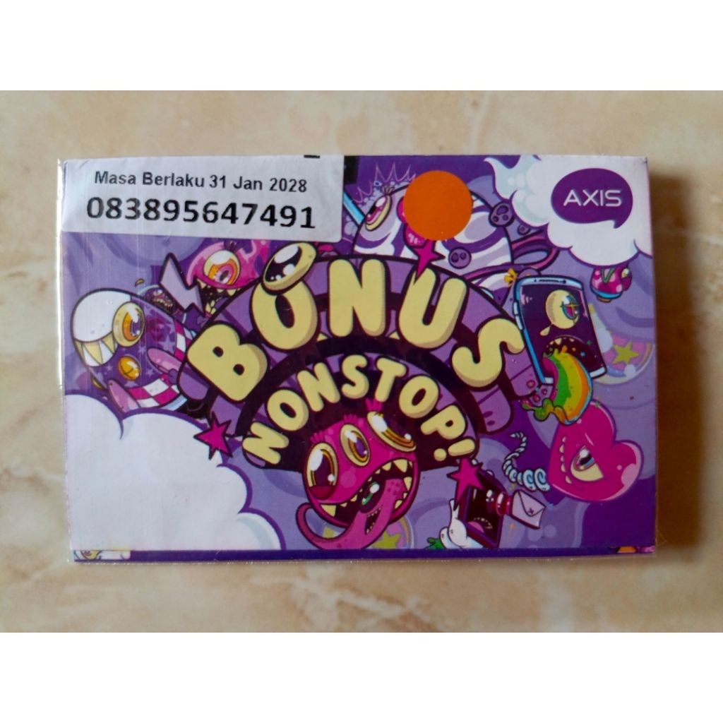 Kartu Perdana Axis Reguler Fresh & Segel