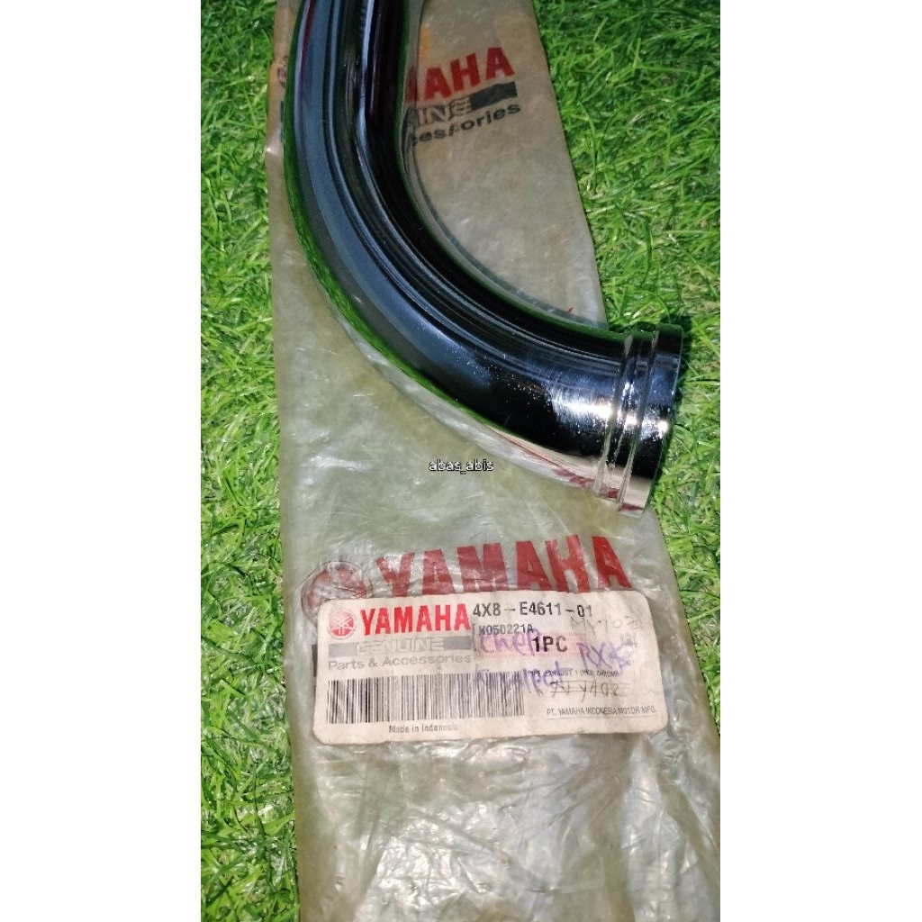 leher knalpot rx king rxs original nos