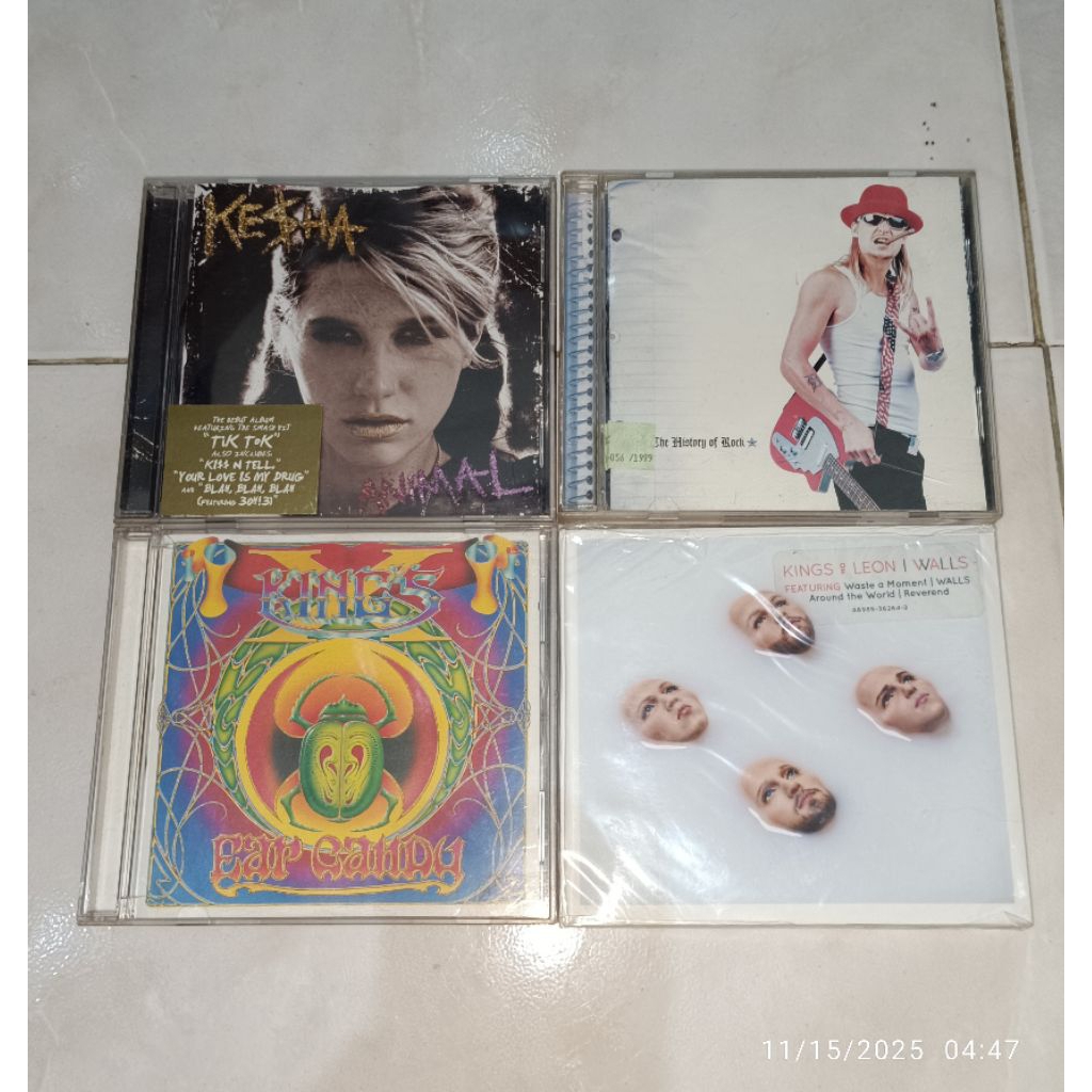cd KESHA-Animal / KID ROCK-The History Of Rock / KING'S X-Ear Candy / KINGS OF LEON-Walls