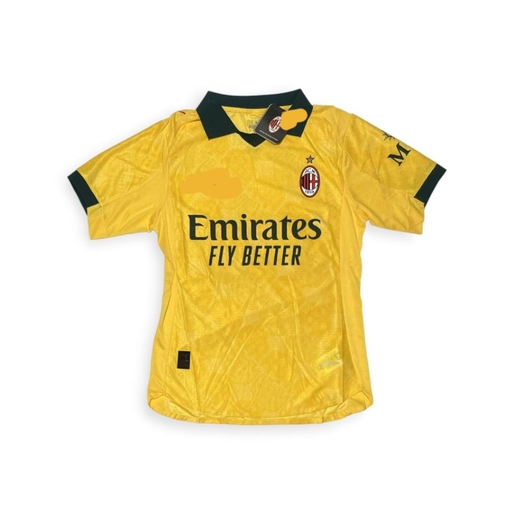 Jersey Kaos Baju Sepak Bola AC Milan Home Away 3rd Third Special Edition Edisi Spesial Kuning Yellow