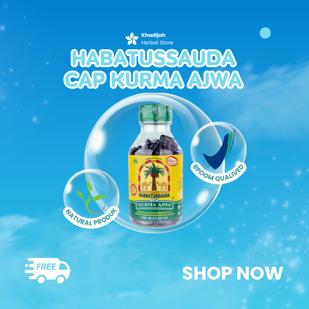 Habbatussauda Kurma Ajwa 210 Kapsul / Habbatussauda Cap Kurma Ajwa 210 Kapsul