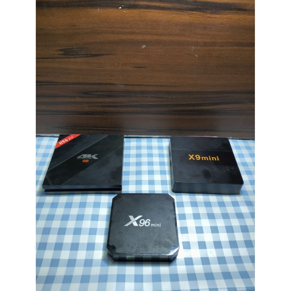 STB X9 MINI_X96 MINI_H96 PRO TESS NORMAL UNIT+ADAPTOR_TANPA REMOT