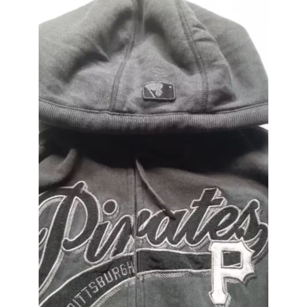 zip Hoodie MLB Pirates logo bordir