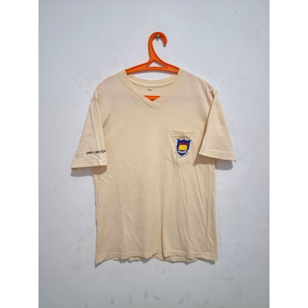 Baju / kaos olahraga smp bpk penabur  size L