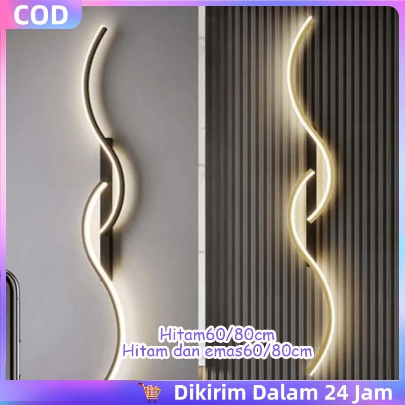 Wall Lamp LED Lampu Dinding Minimalis Kamar Tidur Lampu Hias Ruang Tamu Penerangan Aesthetic Kamar