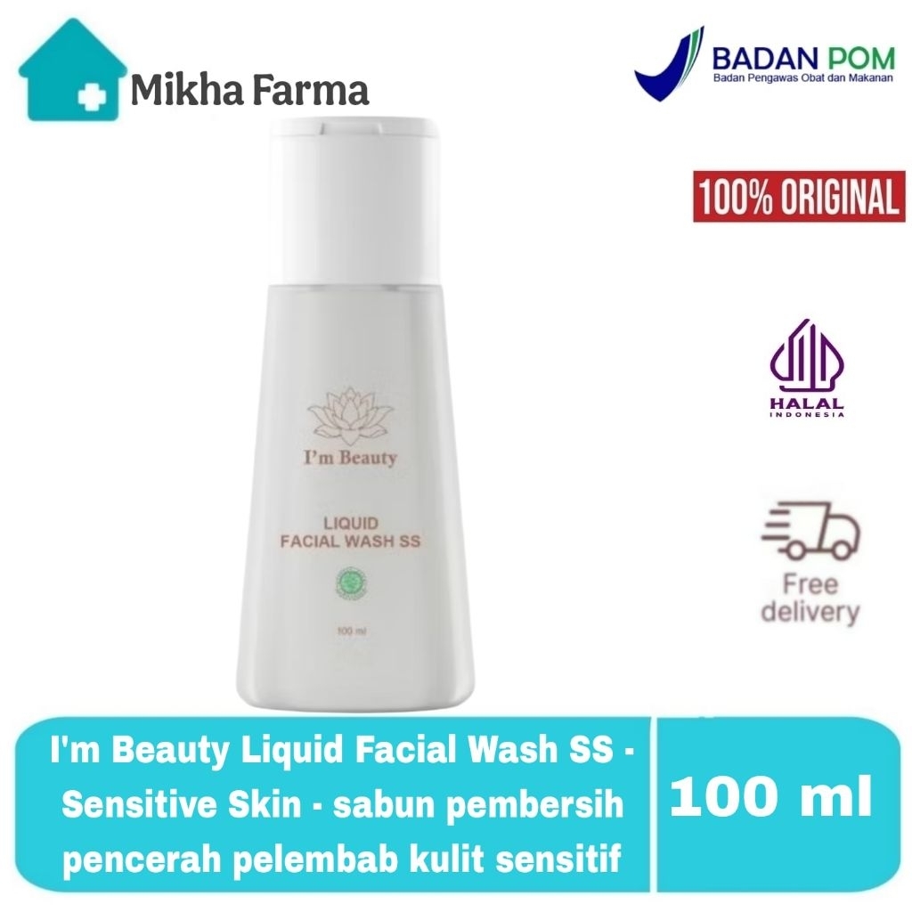 I'm Beauty Liquid Facial Wash SS - Sensitive Skin - im beauty by immortal - sabun wajah kulit sensit