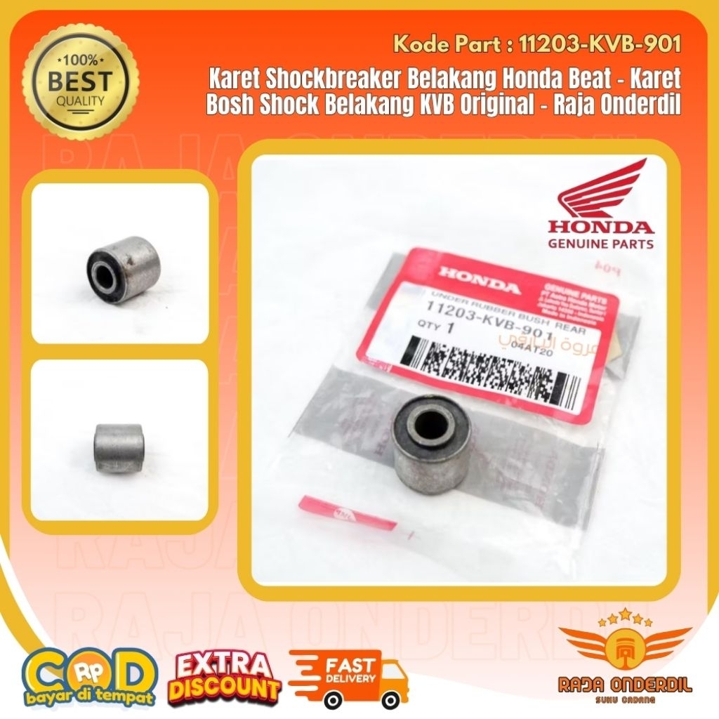Karet Shockbreaker Belakang Honda Beat – Karet Bosh Shock Belakang KVB Original - Raja Onderdil