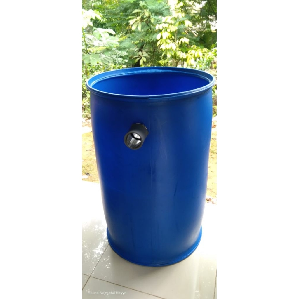 Filter Kolam Filter Air Dari Gentong Plastik 200 Liter
