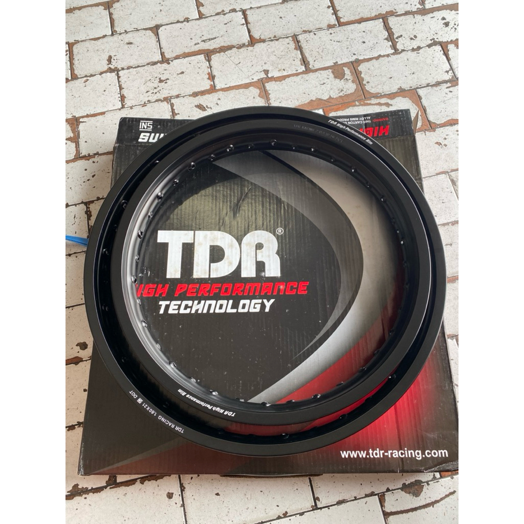 tdr velg w shape ring 18 (215) dan 21 (160) black