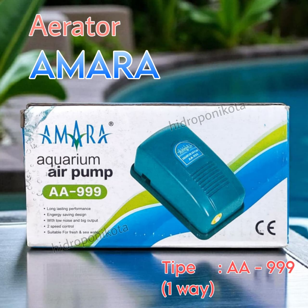 Aerator AMARA Tipe AA999 1 Ways - Mesin Aerator Aquarium