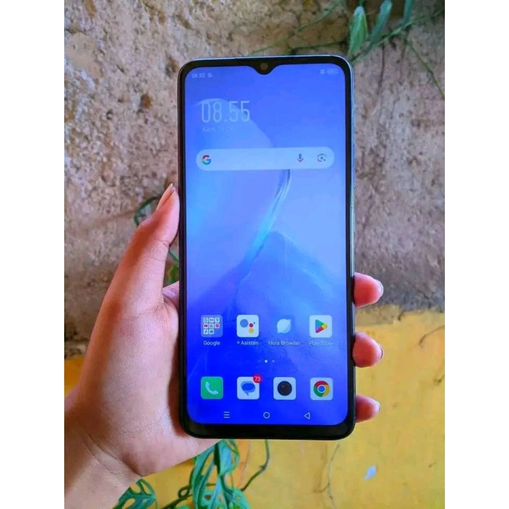lcd infinix smart 7 + frame tinggal naik mesin