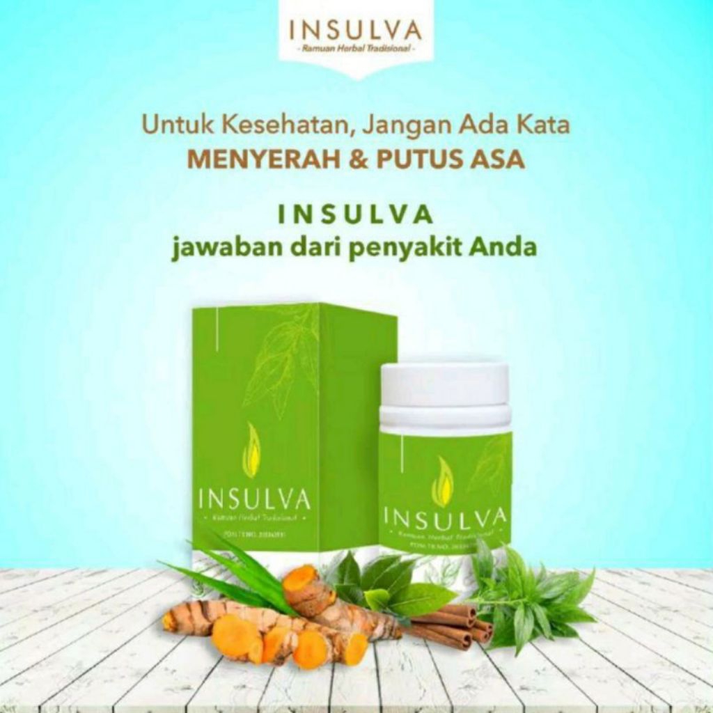 INSULVA ASLI ORIGINAL OBAT DIABETES LANGSUNG TUNTAS