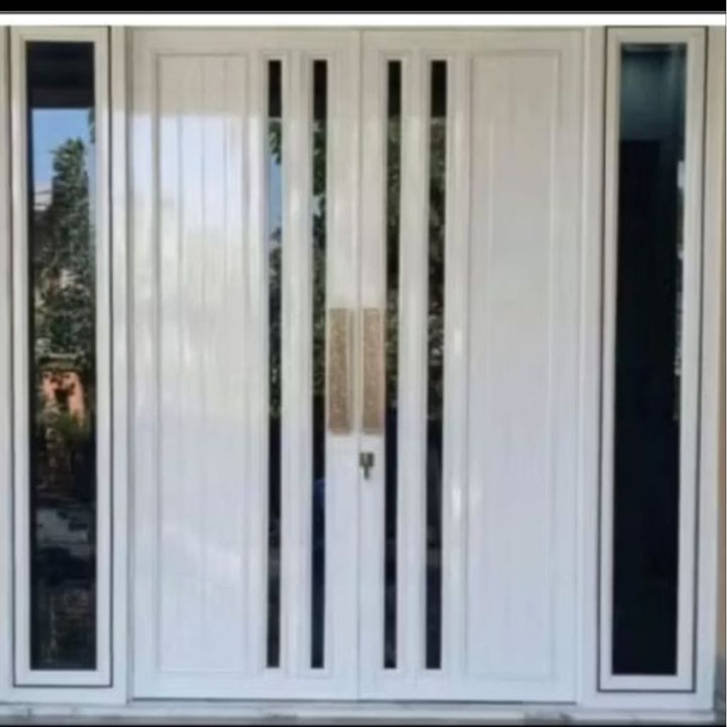 set pintu kupu tarung + jendela kanan kiri ukuran 120x200 bahan sepandrel